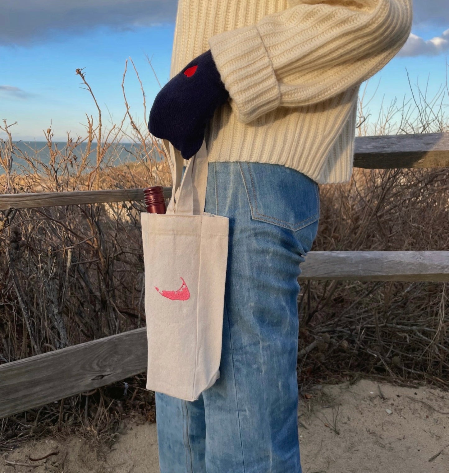 Nantucket Wine Bag