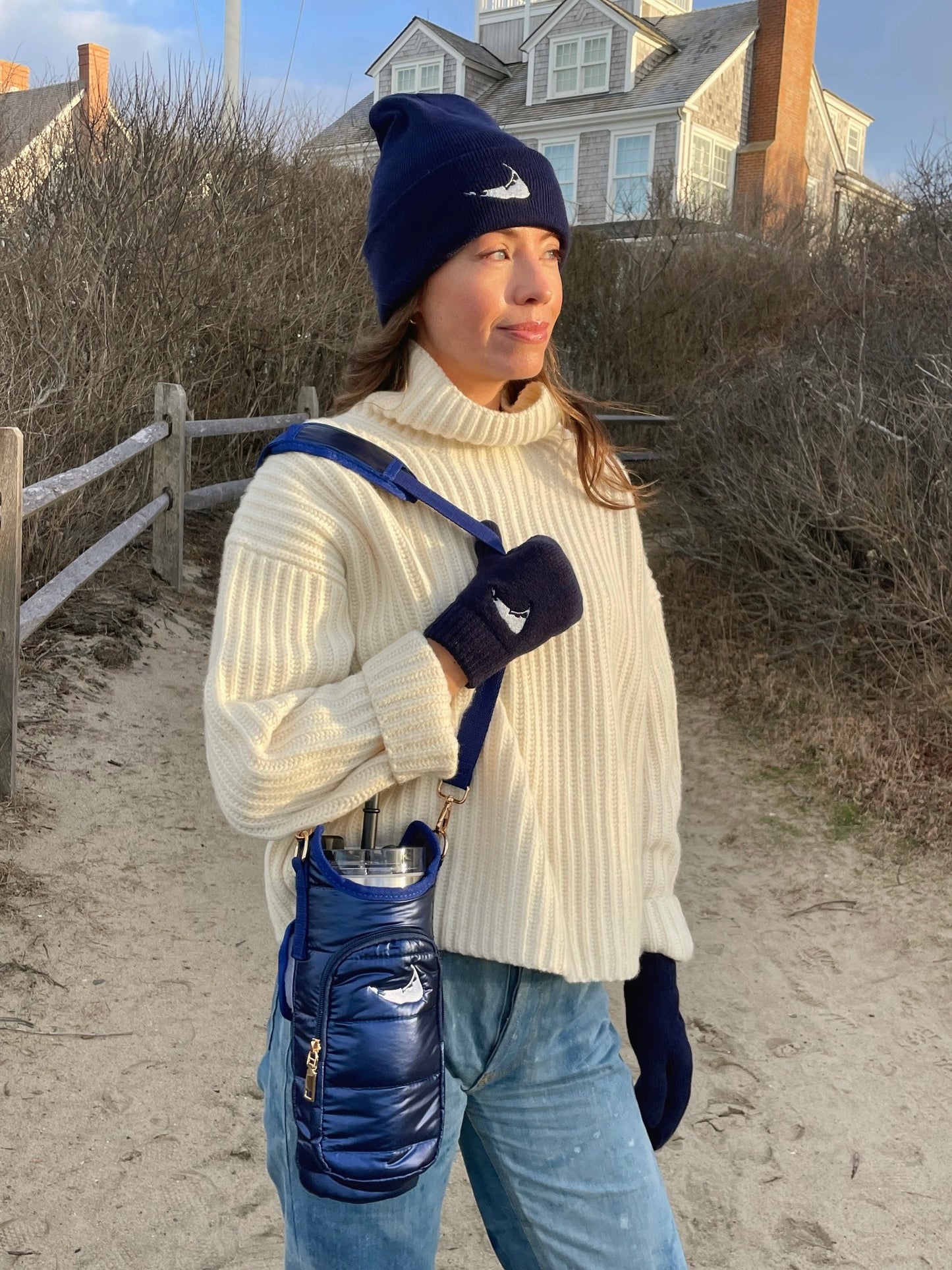 Nantucket Puffer Tumbler Carrier + 40oz Tumbler Bundle