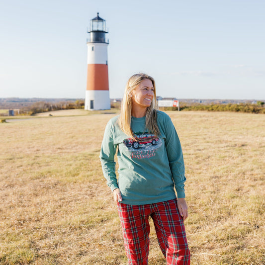 Nantucket Holiday Pajama Set - My Nantucket Shop

Shop authentic Nantucket-themed merchandise, clothing, towels, beanies, and stickers, designed with love and shipped directly from Nantucket, Massachusetts. Celebrate northeast island charm with unique, high-quality products perfect for every ACK/ Nantucket enthusiast. My Nantucket Shop is a boutique clothing store from ACK representing the east coast lifestyle.
Christmas clothing